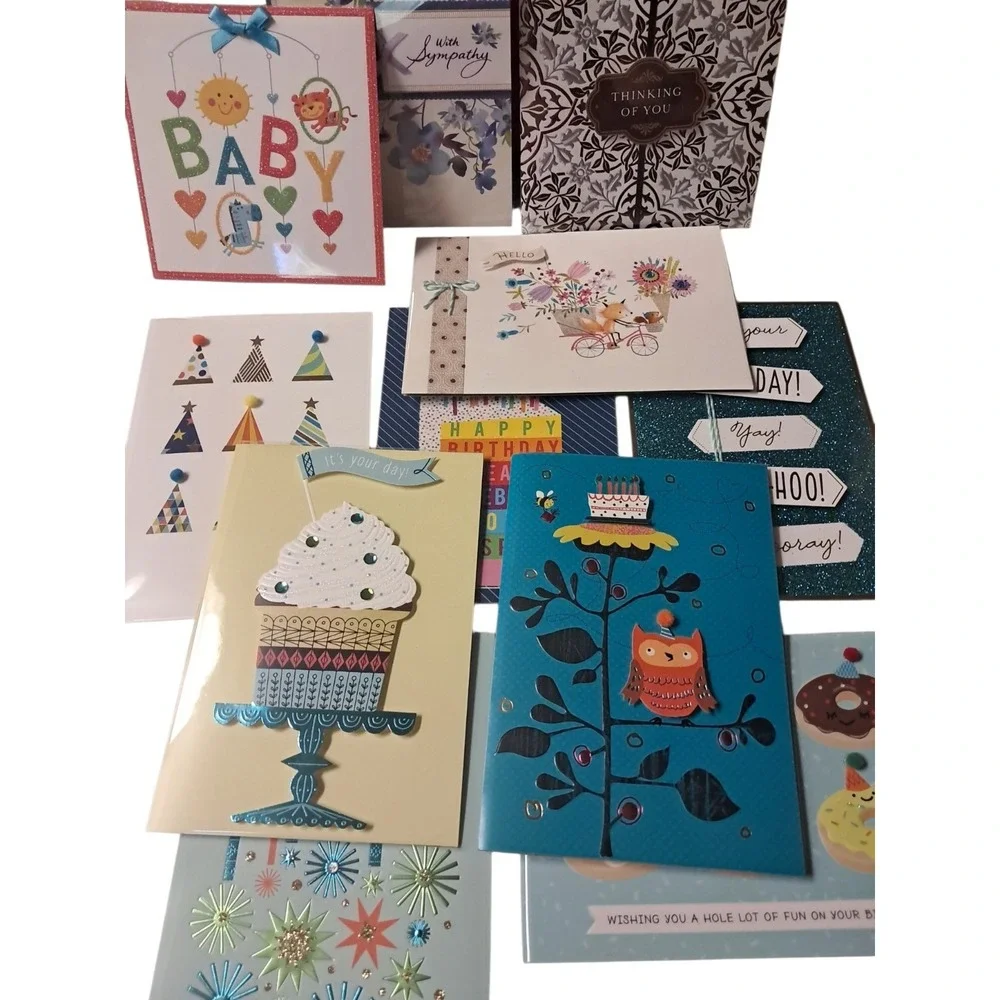 Hallmark 2019..20 Unique Handmade Greeting Cards - Perfect for All Celebrations